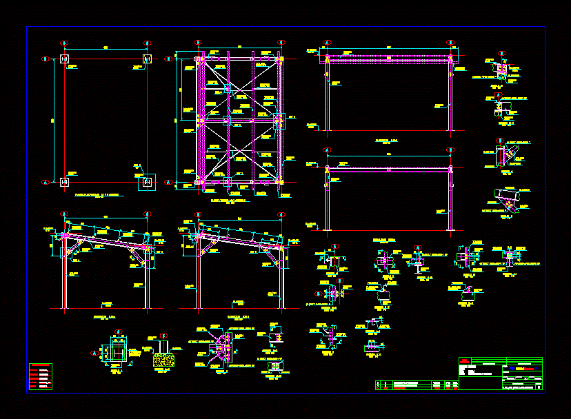 Estructura en perfiles normalizados