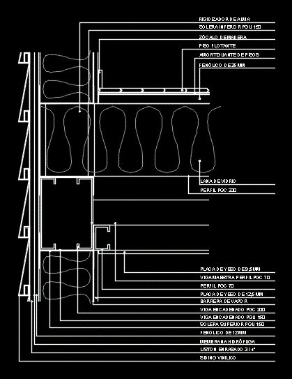 Entrepiso y panel exterior steelframe