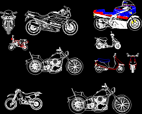motorcycles 2d