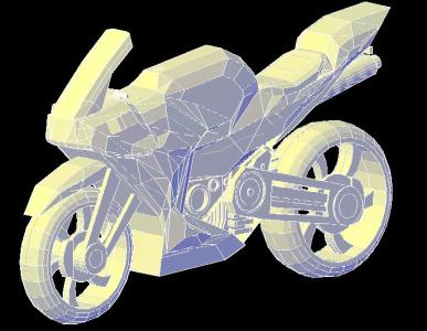 3D-Motorrad