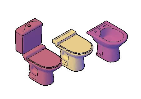 acessórios sanitários 3d