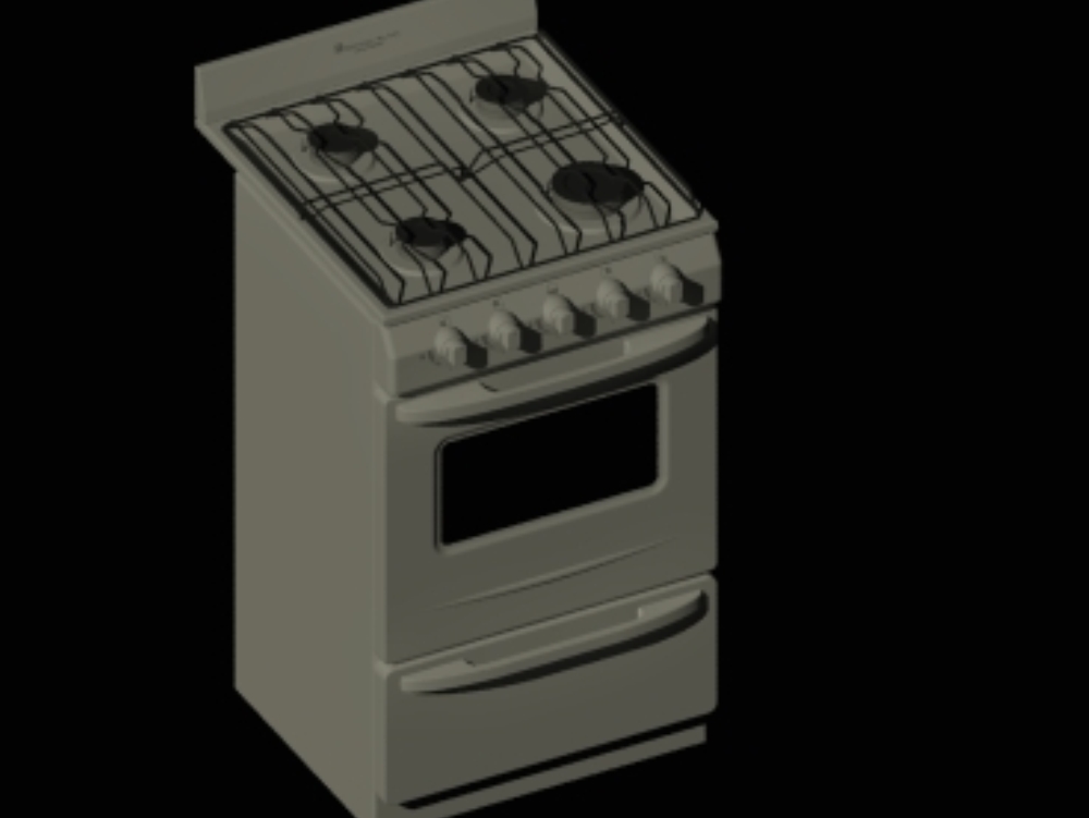 Cocina escorial candor - diseno 3d solido