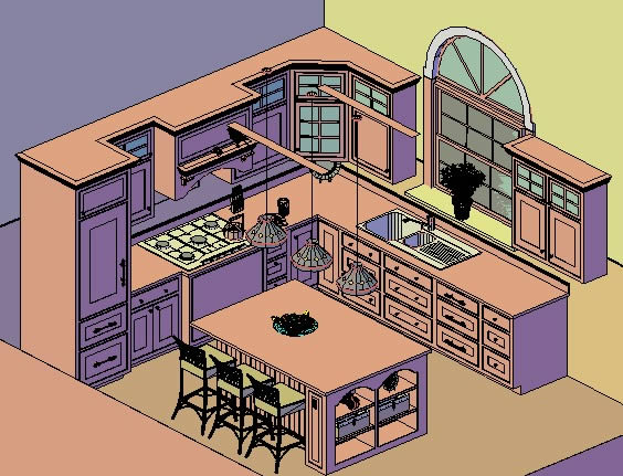 Kitchen 3d model