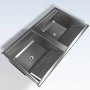 2 sink stainless steel sink