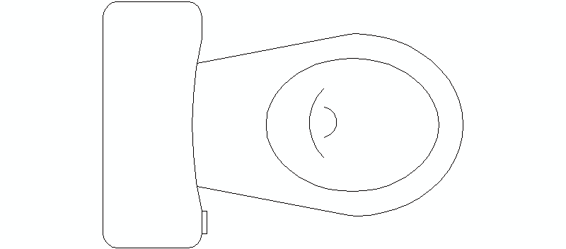 Toilet Seen On Plan, 03