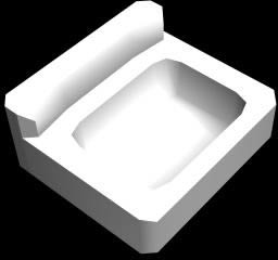 3D-Waschbecken