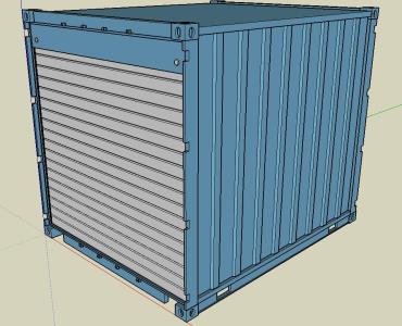 Container 10 Fuß Kühlschrank