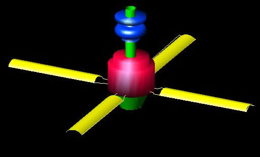 Ventilador - teto 3d