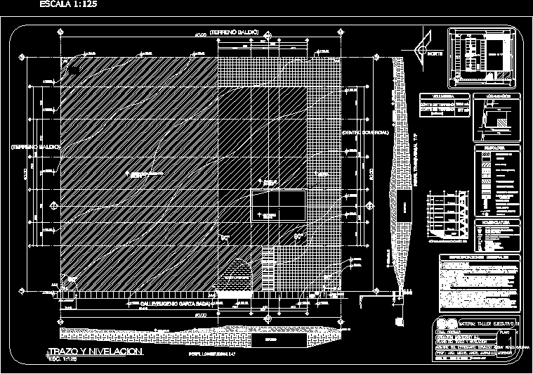 Plano de layout do escritório