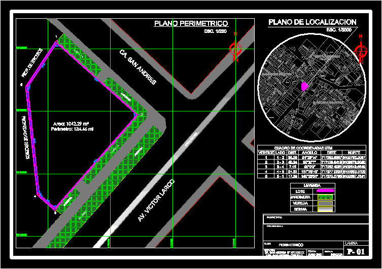 Perimeter plan and location