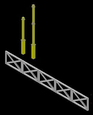 Railing - 3d columns