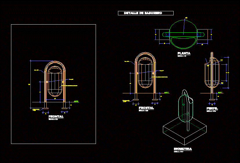 Details and isometry of a dump
