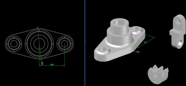 objeto 3d - dimensão