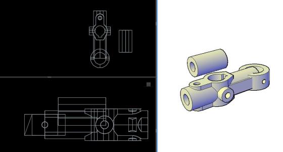 Pieza mecanica 3d