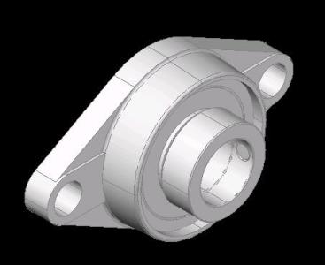 Cuscinetto ucfl 30 mm 3d