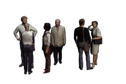 Polygon3d - people