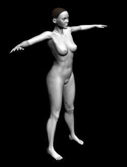 Mujer en 3d