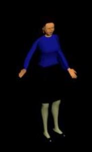 3d standing person