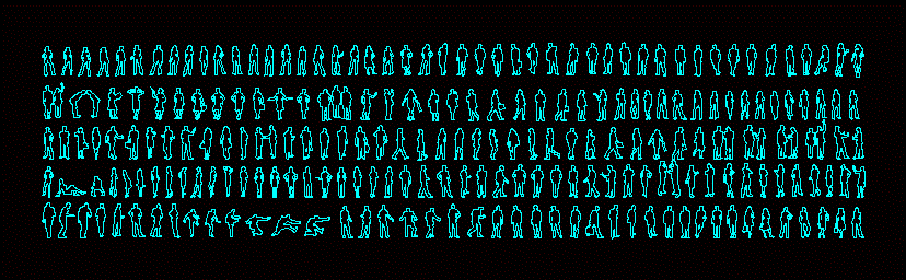 people human silhouettes
