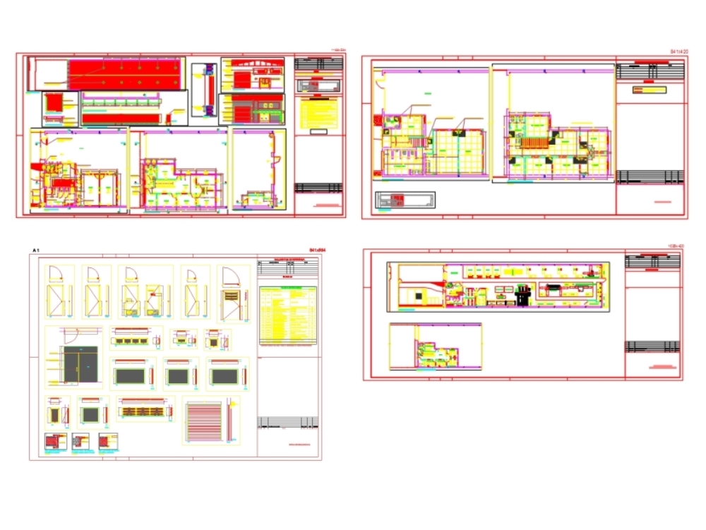 Proyecto arquitectonico de fabrica de muebles