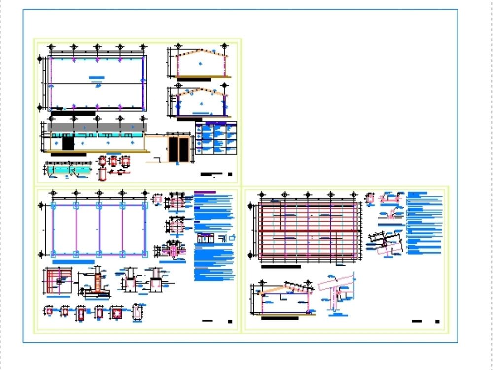 Industrial warehouse plan