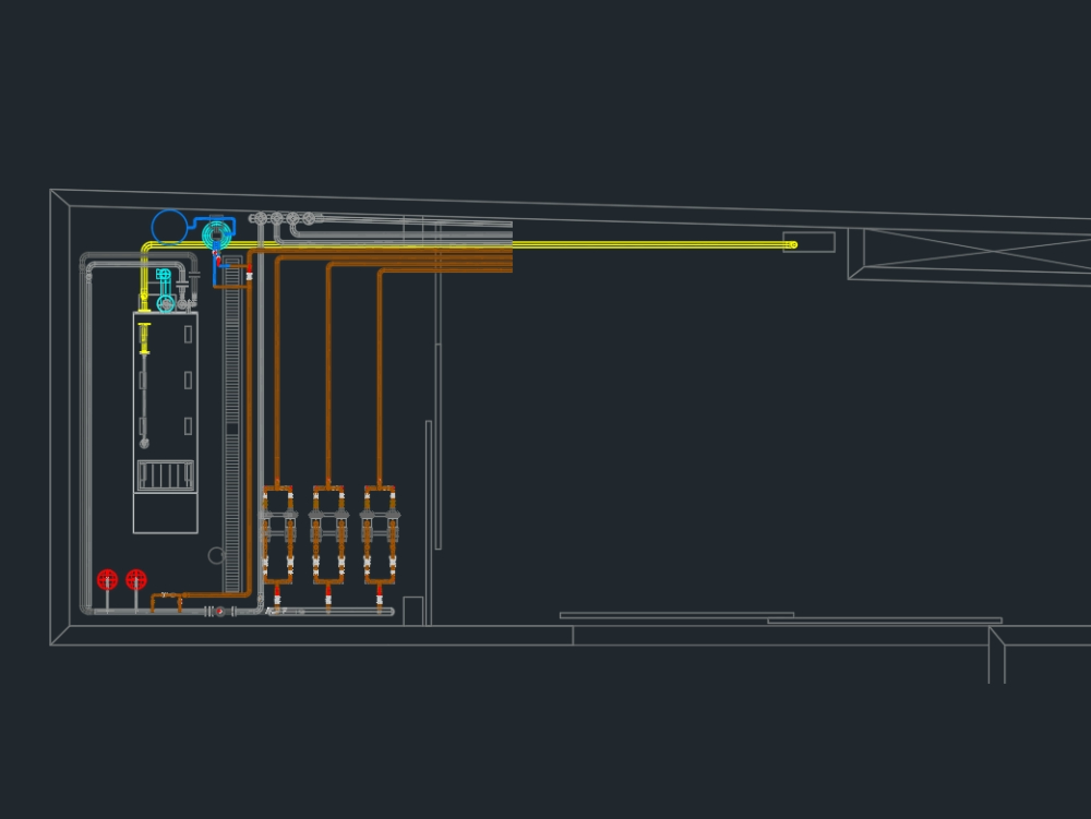 Sala cogenerador a gas licuado acs acc