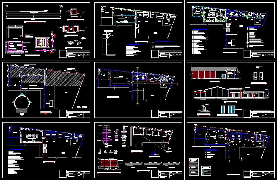 Planta Procesadora De Pescado En AutoCAD | Librería CAD