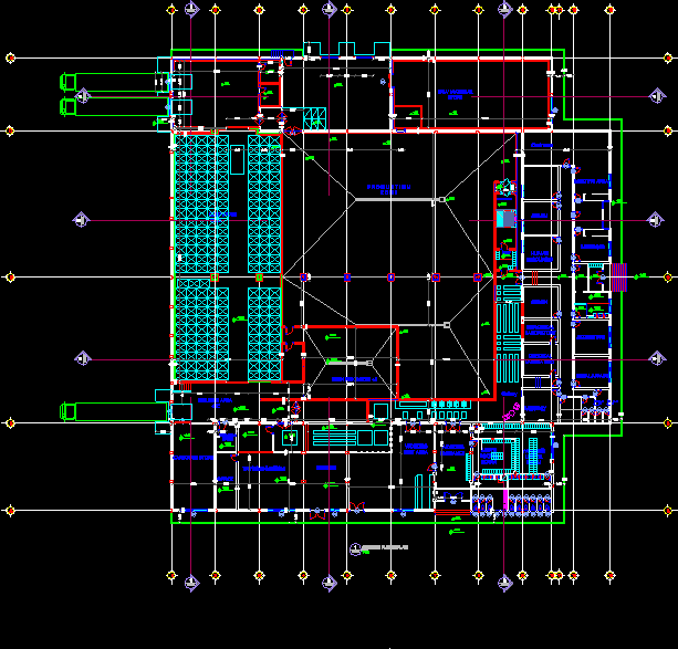 Planta industrial fabrica de alimentos