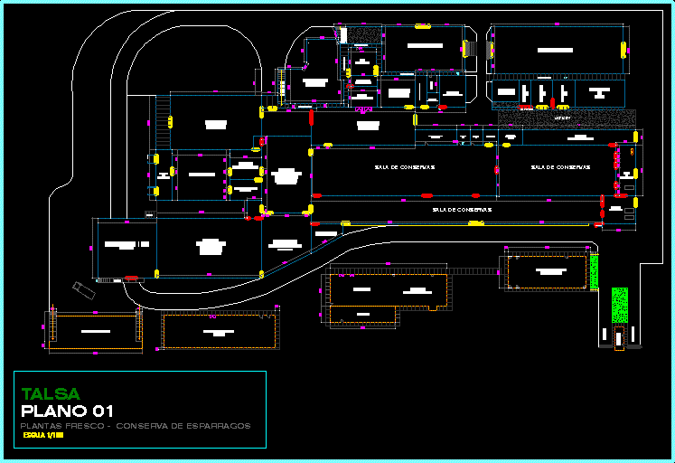 Planta de conserva de esparragos