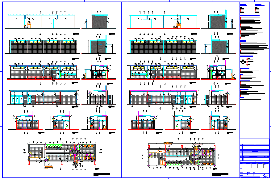 Banos. galpon industrial