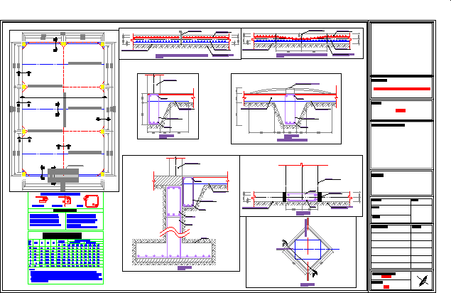 Detalle de armado de firme para nave industrial