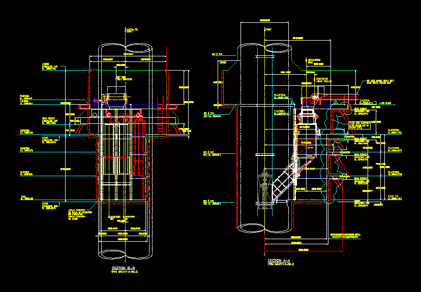 Pique (shaft) - estacion de carga