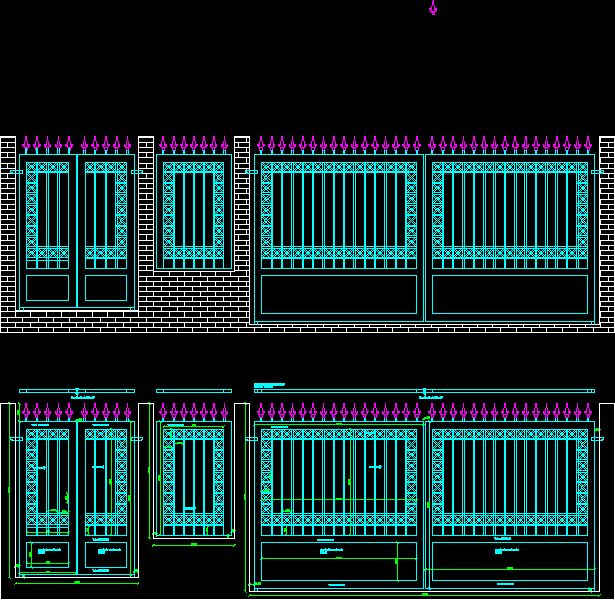 Front of bars for cab