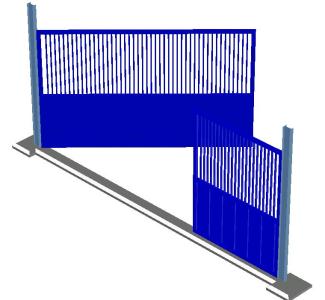 Gate for 3d farms