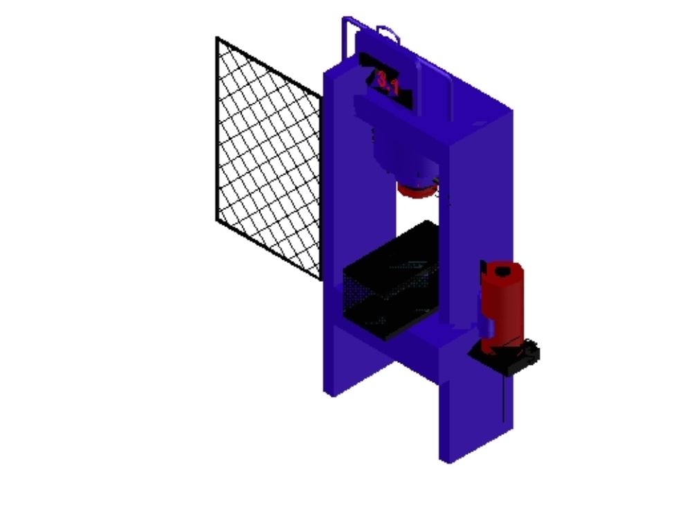 Modelo 3D de Maquina Hidraulica