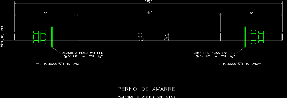 Perno de amarre