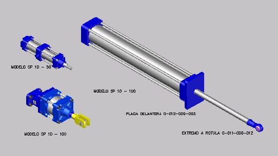 3d micro pneumatic cylinders