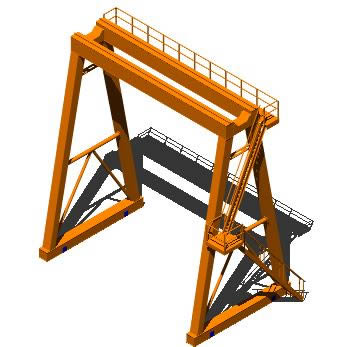 bridge crane maestranza 3d