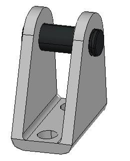 Soporte rotula. 3d