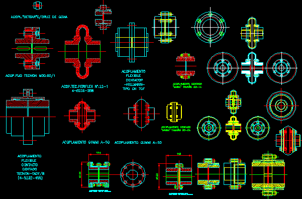 Acoplamientos varios