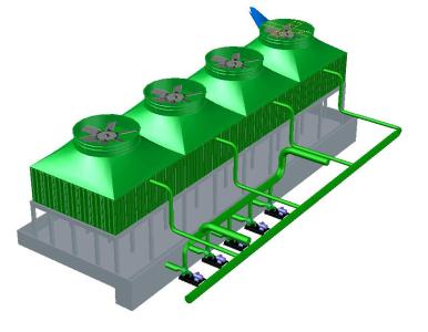 3d cooling towers