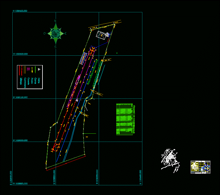 Plano de una manga de coleo