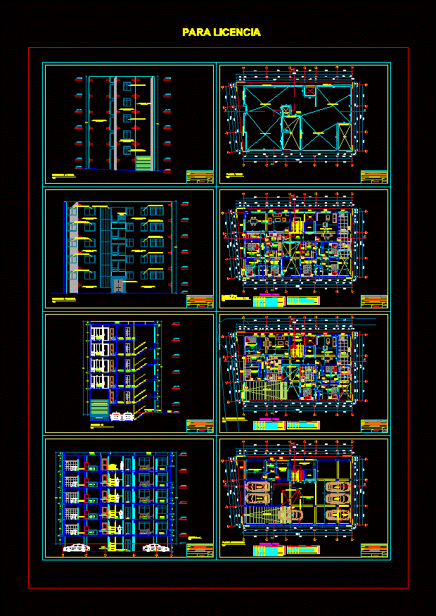 Planos edificio multifamiliar