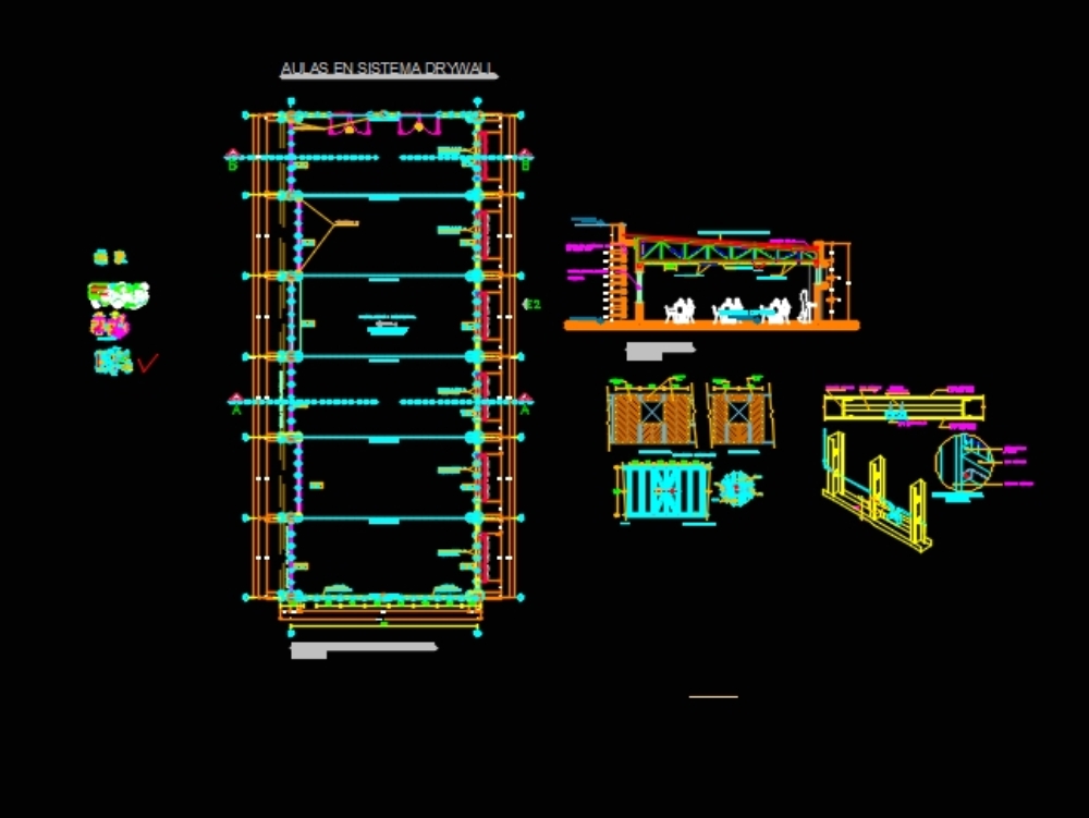 Plano de estructuras metalicas de inmaculada