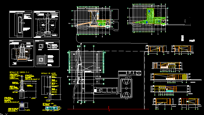 Planos estructurales de escuela