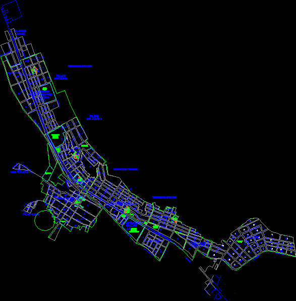 Plano de la provincia de paijan - peru