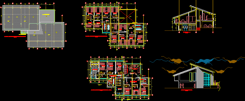 Residencias de piscicultura