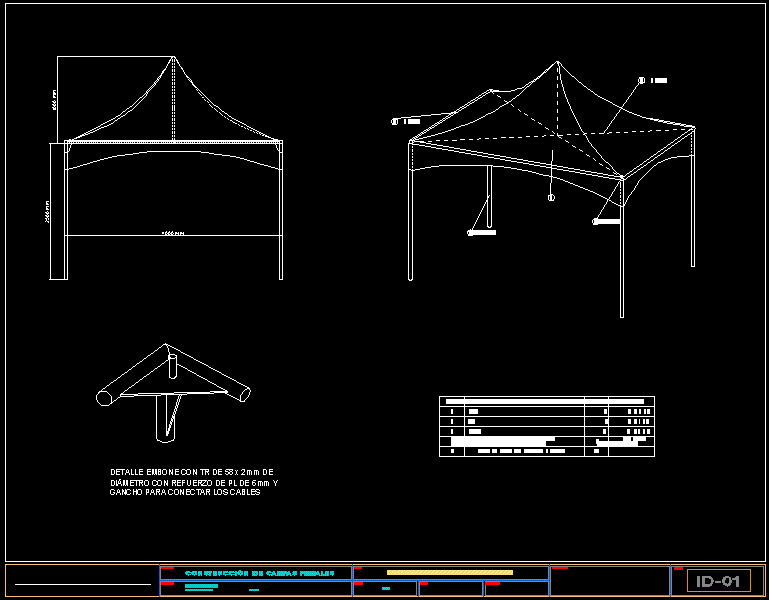 Carpa para campo ferial