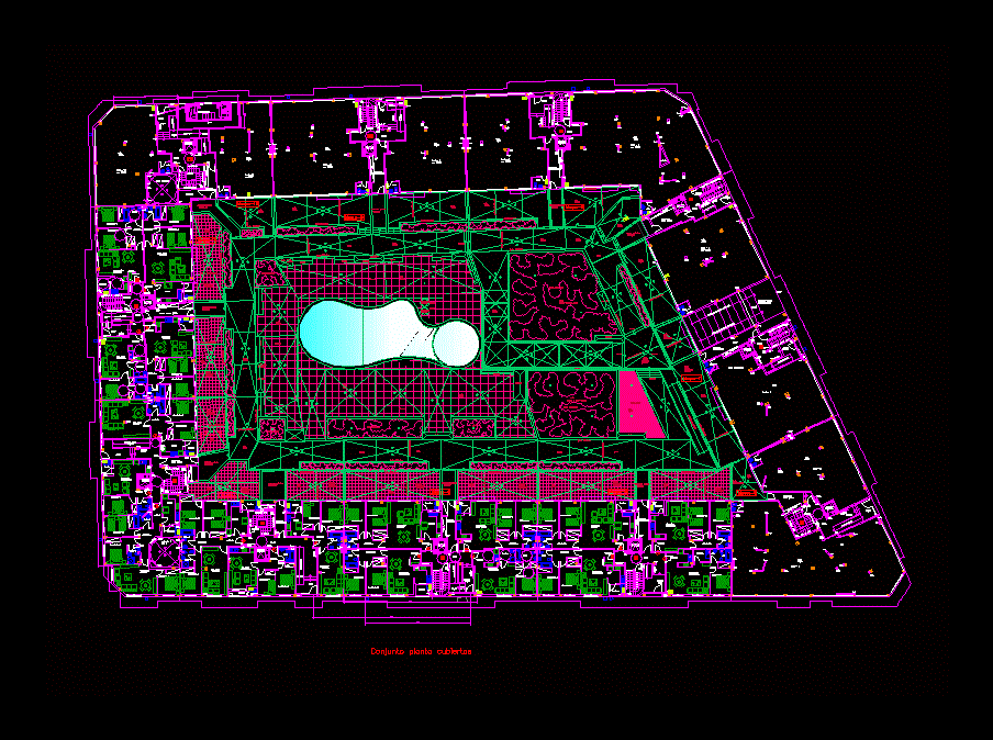 Edificio Residencial con Patio Central