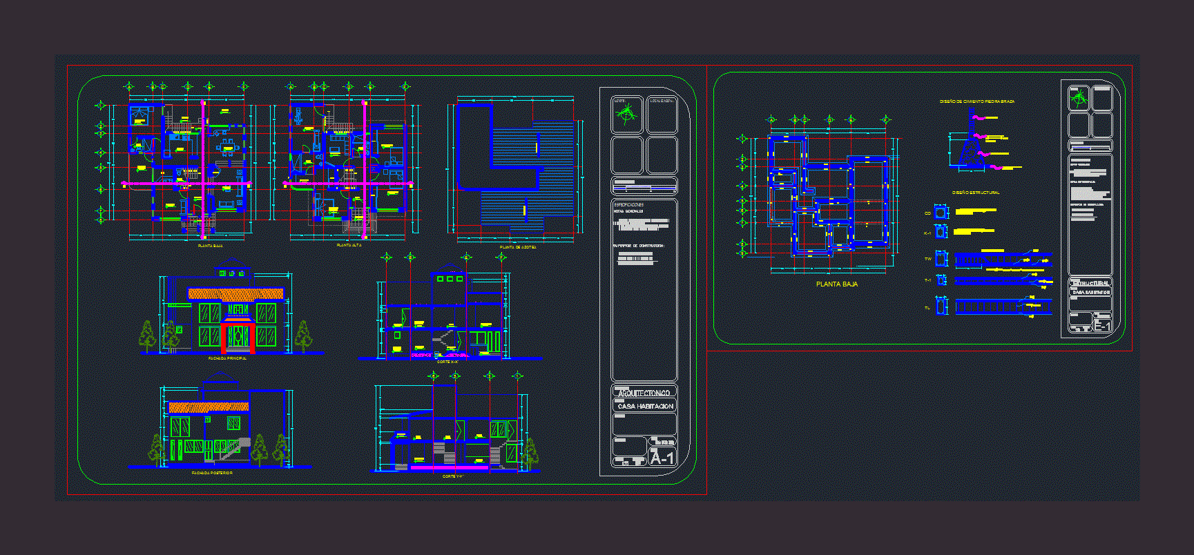 Proyecto Arquitectonico Residencial